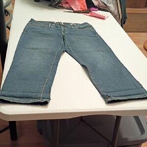 Nine West Blue Cropped Jeans